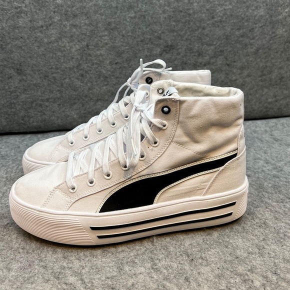 Puma High Top‎ Platform Sneakers Casual Lace Up Fashion Shoes Mens Size 8.5 - Picture 1 of 9